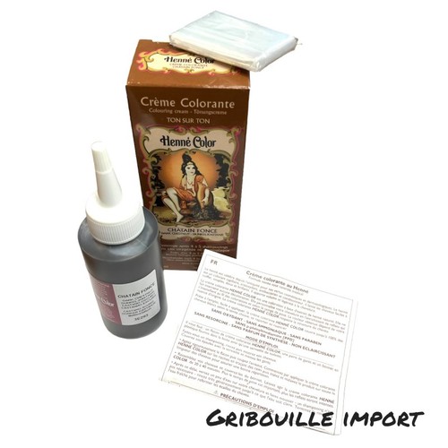 Henné crème châtain foncé - crème,