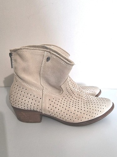 Ikks boots cloutées - :, beige