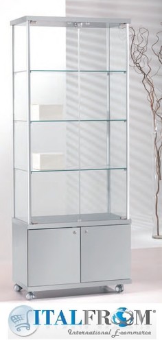 Vitrine verre h183x93x39 - verre,