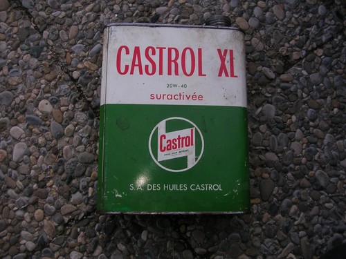 Bidon huile ancien castrol - bidon, d'huile