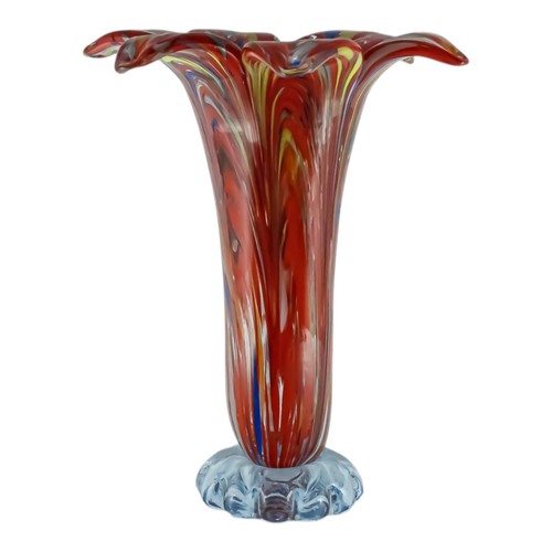 Vase verre murano - murano, rouge