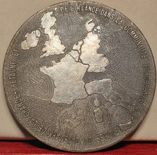 UK Entering EUROPE 1973 Rare French Medal Great Britain Ireland Denmark