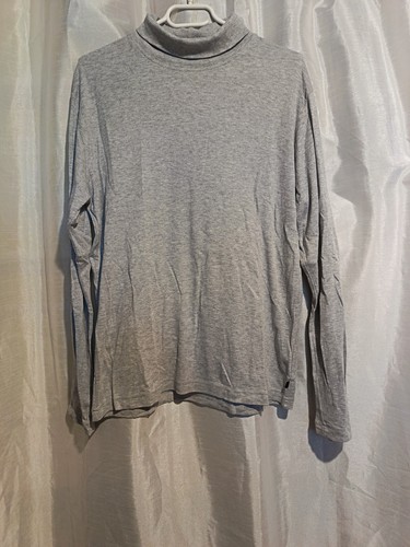 Pull col roulé gris go - col,