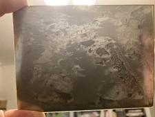 photo sur plaque de verre Rare « Vue Aérienne »