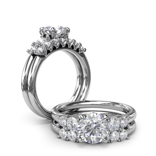 Bague sertie diamants - de,