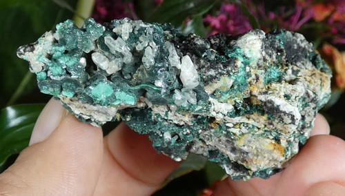 Anglésite malachite 7x4 5cm - malachite, 7x4.5cm