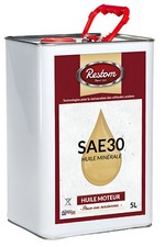 Restom - Huile moteur pour véhicules anciens SAE 30 - 5L