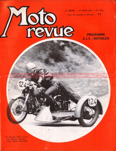 Moto revue 1684 ajs matchless - revue,