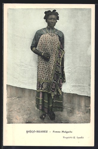 Cpa diégo suarez - cpa, femme