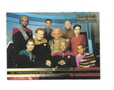 2003 STAR TREK DEEP SPACE NINE 10TH ANNIVERSARY P1 PROMO CARD FREE SHIPPING