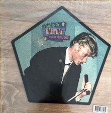 VINYLE 25 CM PICTURE-DISC DECOUPE JOHNNY HALLYDAY AT THE ED SULLIVAN SHOW 700 EX