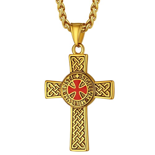Collier homme croix templier - homme,