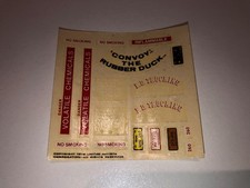 1/25 ERTL DECALQUES POUR MAQUETTE CAMION MACK LE CONVOI RUBBER DUCK