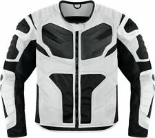 Veste de moto blanche ICON