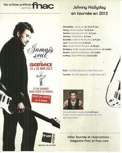 Flyer plv johnny hallyday - plv,