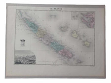 CARTE GEOGRAHIQUE XIX EME -