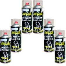 Noir Brillant 6 Bombes De Peinture Automobile NOIR BRILLANT 400ml