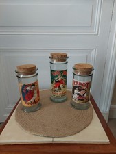 Trio bocal pot en verre cuisine publicité ancienne Terrot Folies Bergère Alcazar