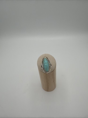 Bague argentée ovale - bague,