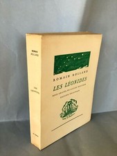 Les Léonides - Romain Rolland, bois gravés de Lucien Boucher. EO 1928