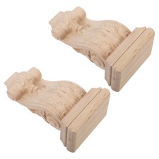  Lot de 2 consoles en bois