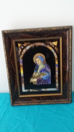 Superbe ancienne vierge dorure - vierge,