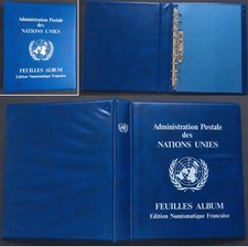 Album Administration des Etats-Unis Feuillet Numismatique Française