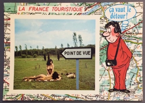Carte postale femme ça - carte, vaut