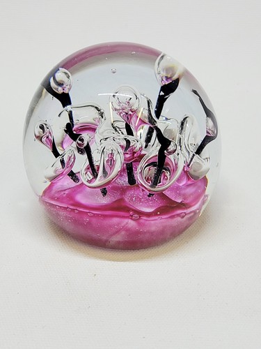 Sulfure boule verre rose - sulfure, en