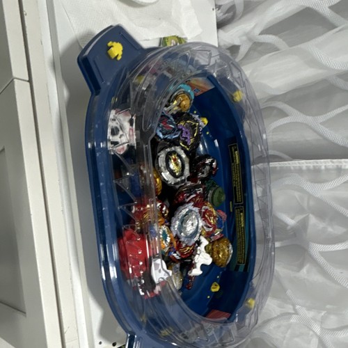 Beyblade battle stadium with - beyblade,