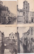 Lot de 4 cartes postales