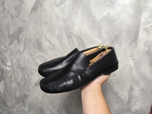 Weston black leather slip - leather,