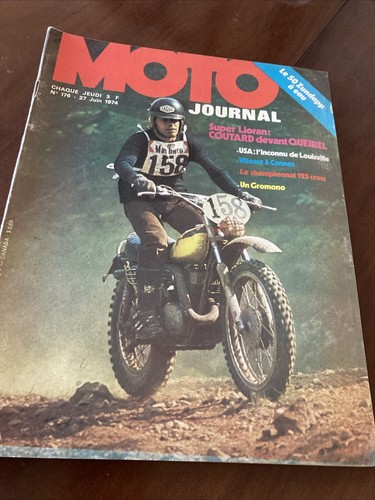 Magazine moto journal 176 1974 - magazine,