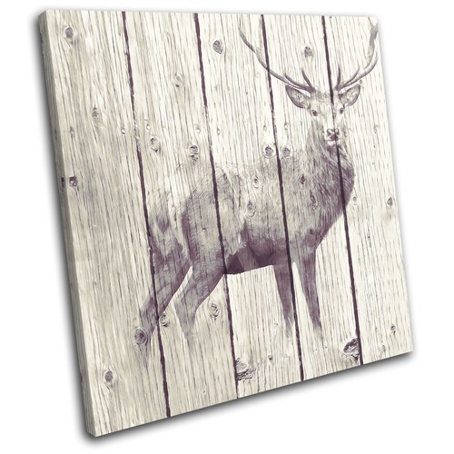 Painting vintage stag deer - vintage,