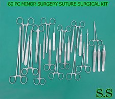 80 PC O.R GRADE MINOR MICRO SURGERY SUTURE SURGICAL KIT