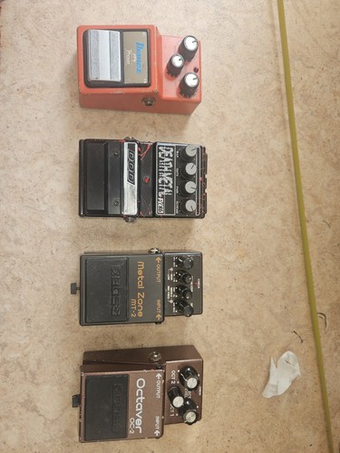 Lot 4pédales boss octaver - ×4pédales,