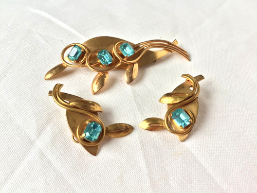Parure bijou broche clips - parure,