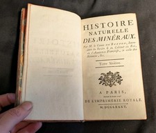Buffon, Histoire Naturelle des Minéraux, Tome 6, 1785, Imprimerie Royale 