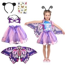 Deguisement Papillon FillePapillon Costume de Fée PapillonPapillon Ailes pour...