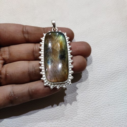 Pendentif labradorite - pendentif, en