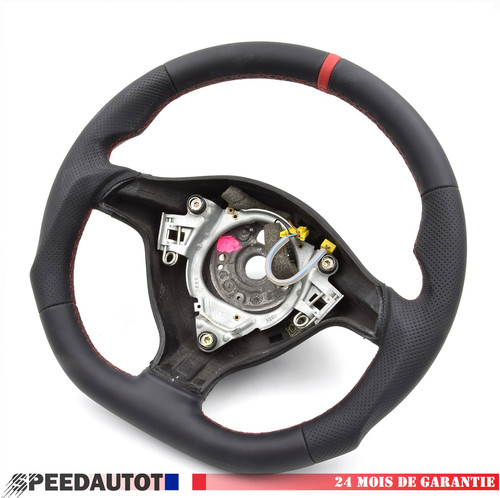 Volant tuning cuir aplati - tuning,