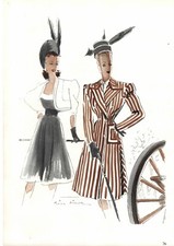 AD PUBLICITE MODE FASHION MAGGY ROUFF  PIERRE SIMON