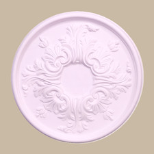 Rosace de plafond en plâtre