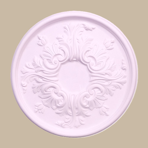 Rosace plafond plâtre - de,