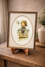 Illustration encadrée vintage - encadrée,