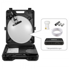 Megasat Coffret Camping HD Clé 310 Récepteur Installation Satellite LNB Ventouse