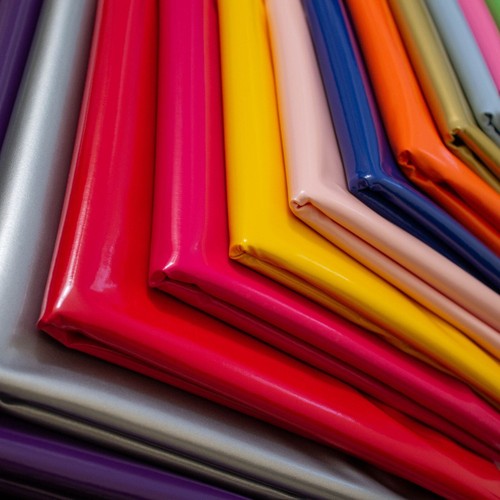 Pvc brillant tissu extensible - brillant,