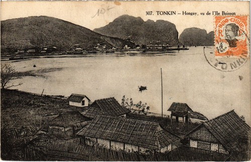 Cpa tonkin hongay de - cpa,