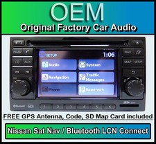 Nissan Micra GPS Voiture Stéréo Avec Carte SD, LCN Connect Lecteur CD Radio