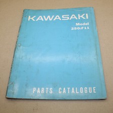 PARTS LIST KAWASAKI 250 F 11 1974 CATALOGUE DE PIECES DETACHEES F11